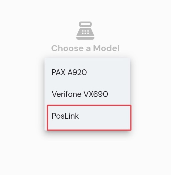 Velja PosLink model